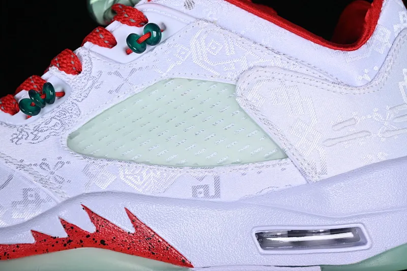 All categories Air Jordan Jordan series basketball shoes Air Jordan 5 Air Jordan 5 Low AJ5 Joe 5 white jade silk low-top basketball shoes 1551183